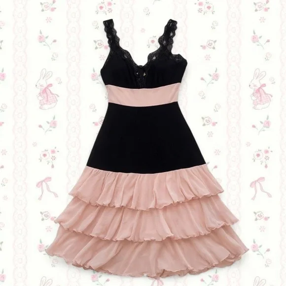 Y2K fairy princess-euro dress - petit pois by Viviana g. - Picture 1 of 6